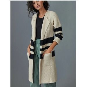Chaser Melora Striped Duster Cardigan